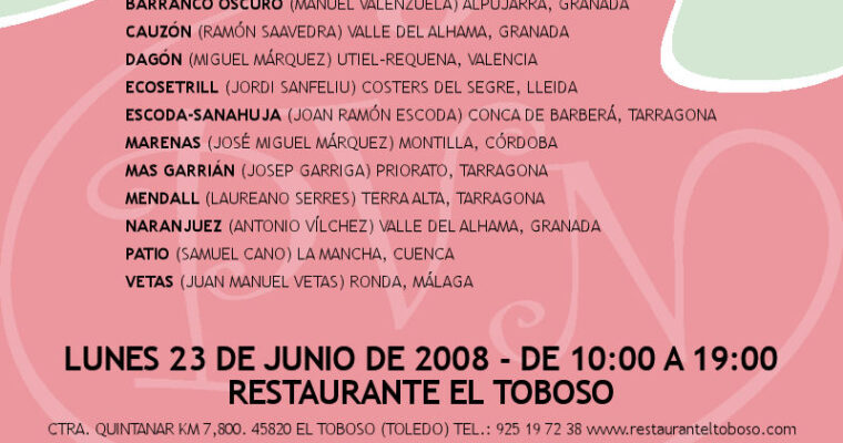 1er Salón de Vinos Naturales